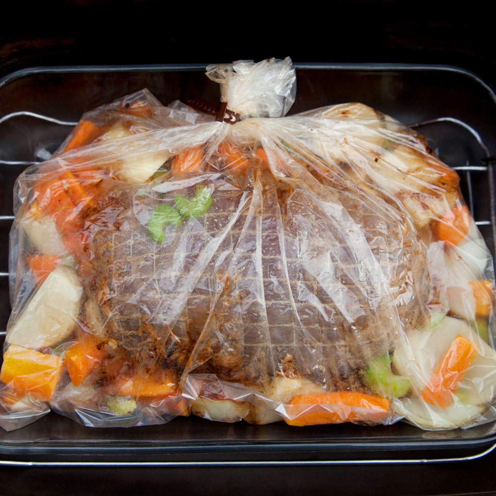 15  Oven Bags, Cooking Roasting Bags Medium Size For Meats Chicken Fish Vegetables (14  17 Inch)